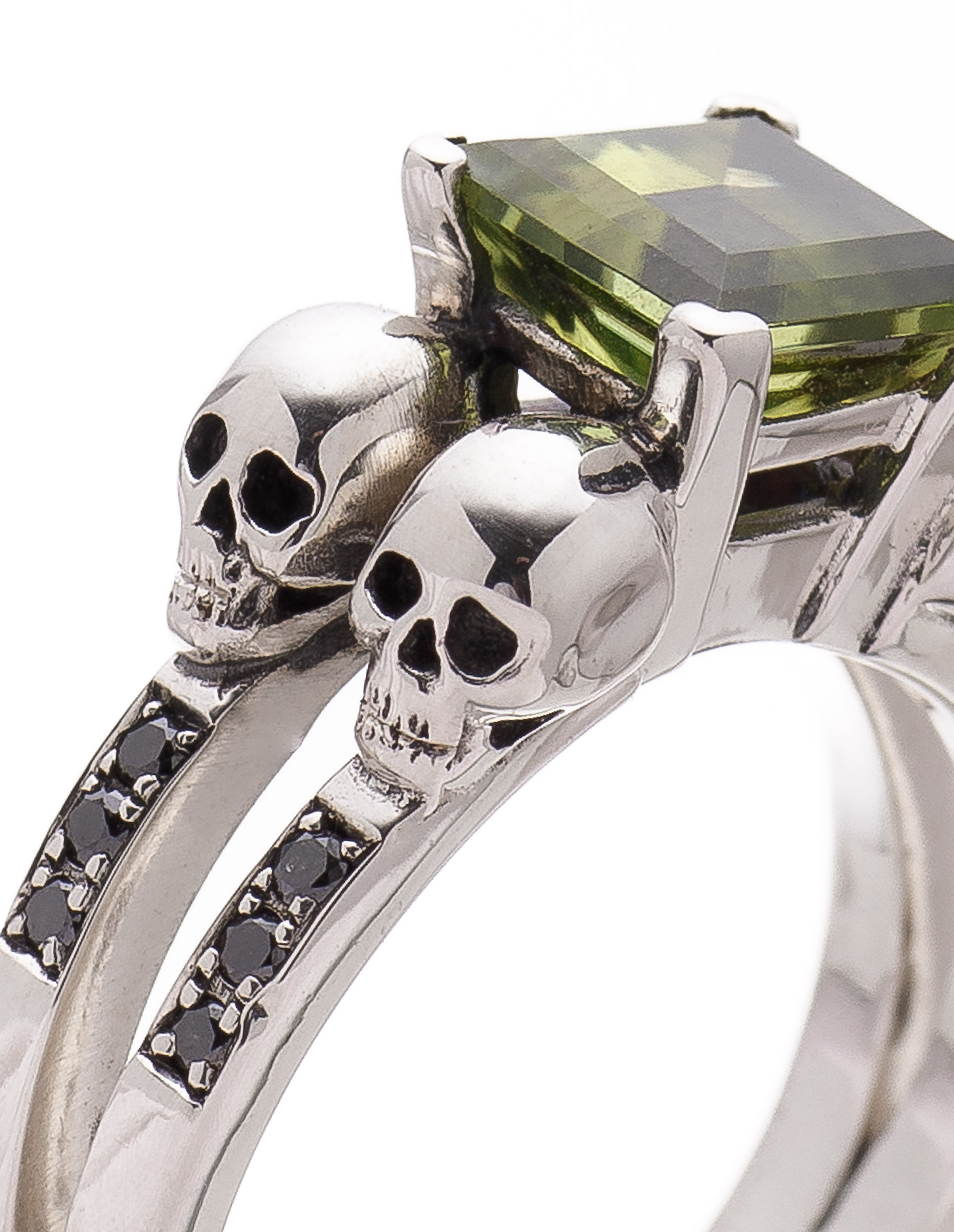 Tungsten Carbide Skull Ring