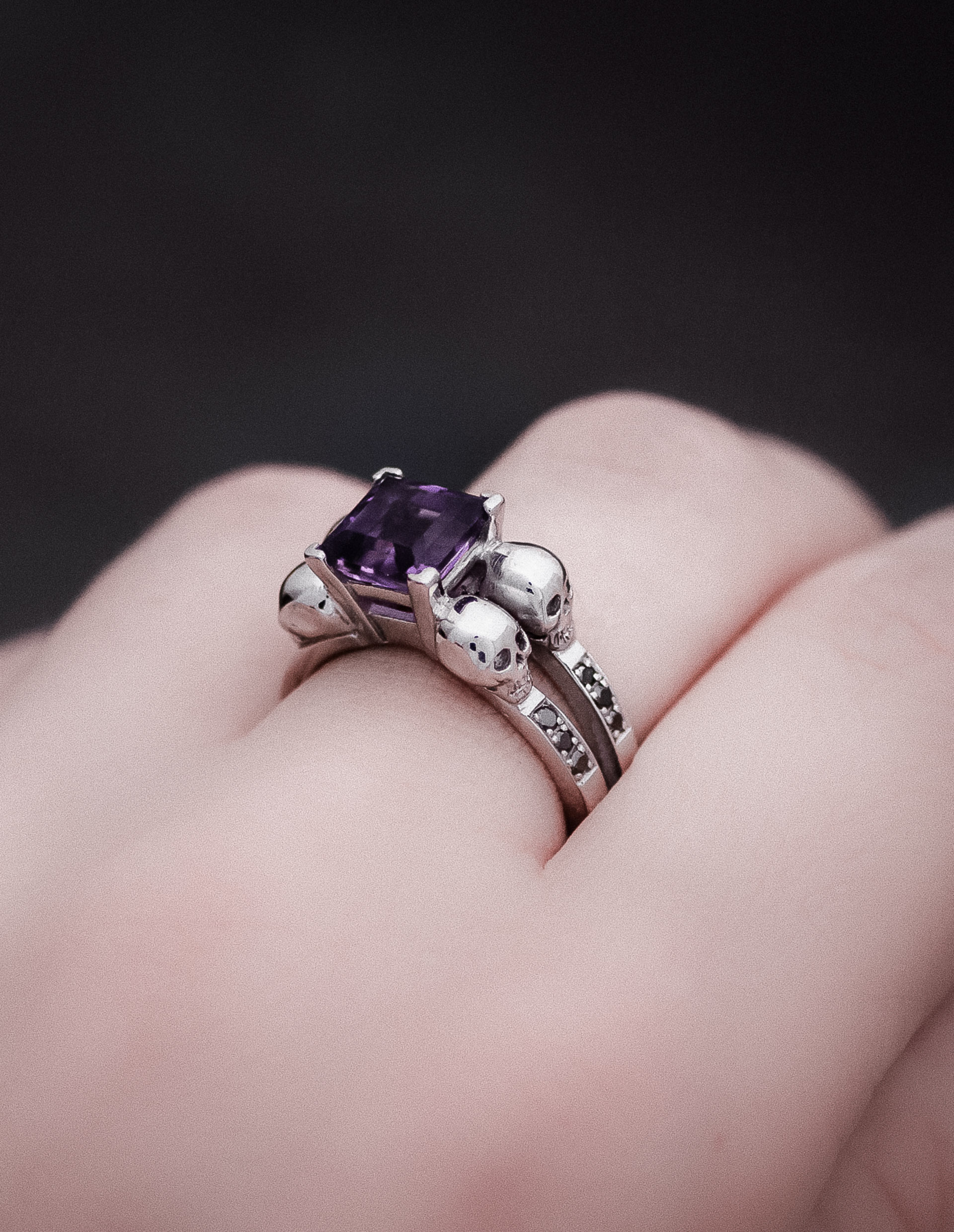 Amethyst Statement Ring - Takohl Fine Jewelry